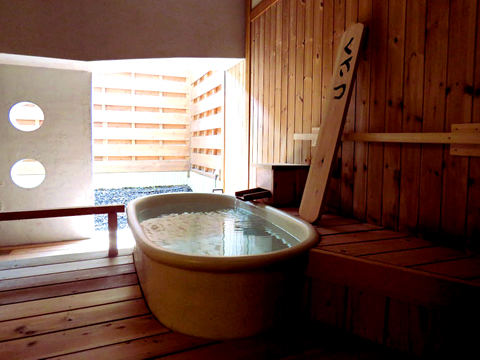 一の湯　信楽焼